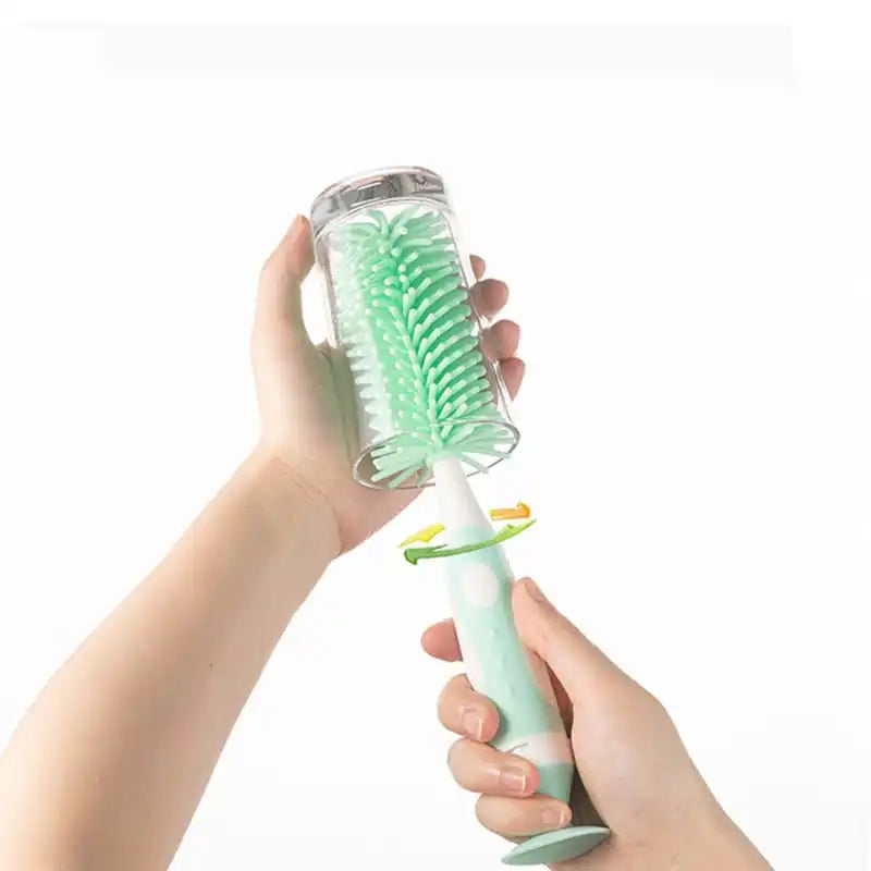 Baby Bottle Cleaning Rotate 360 Degrees Soft Brush