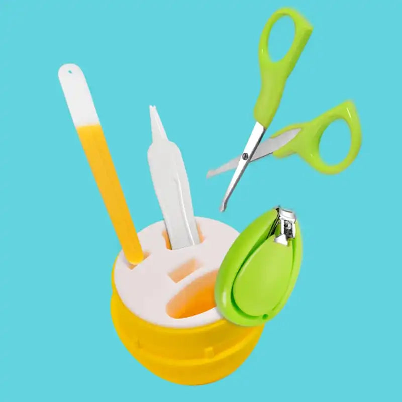 4pcs/set Baby Cartoon Pattern Nail Care Set
