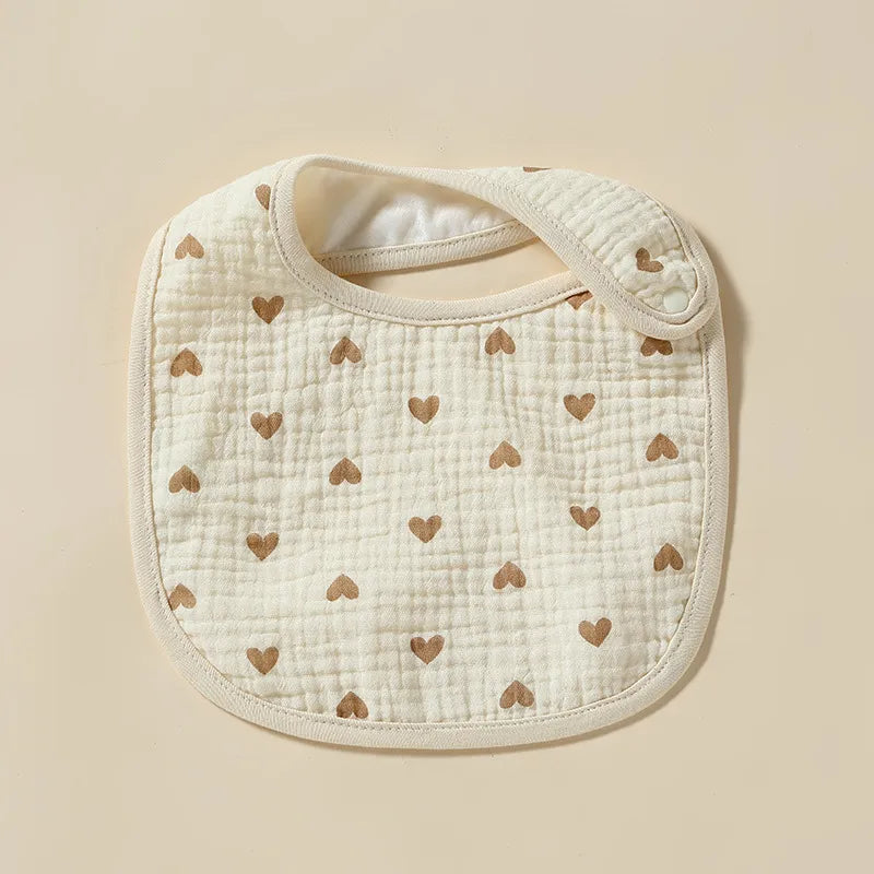Toddlers Newborn Baby Fashion Cartoon Print Bib Burp Cloth