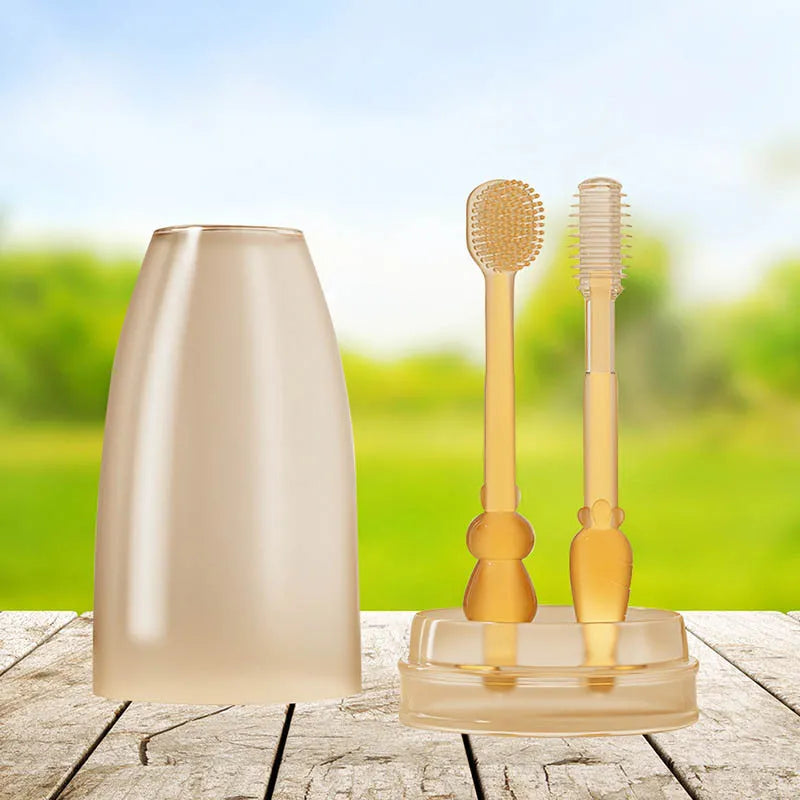 Baby Tongue Coating Oral Cleaning Soft Bristle Toothbrush