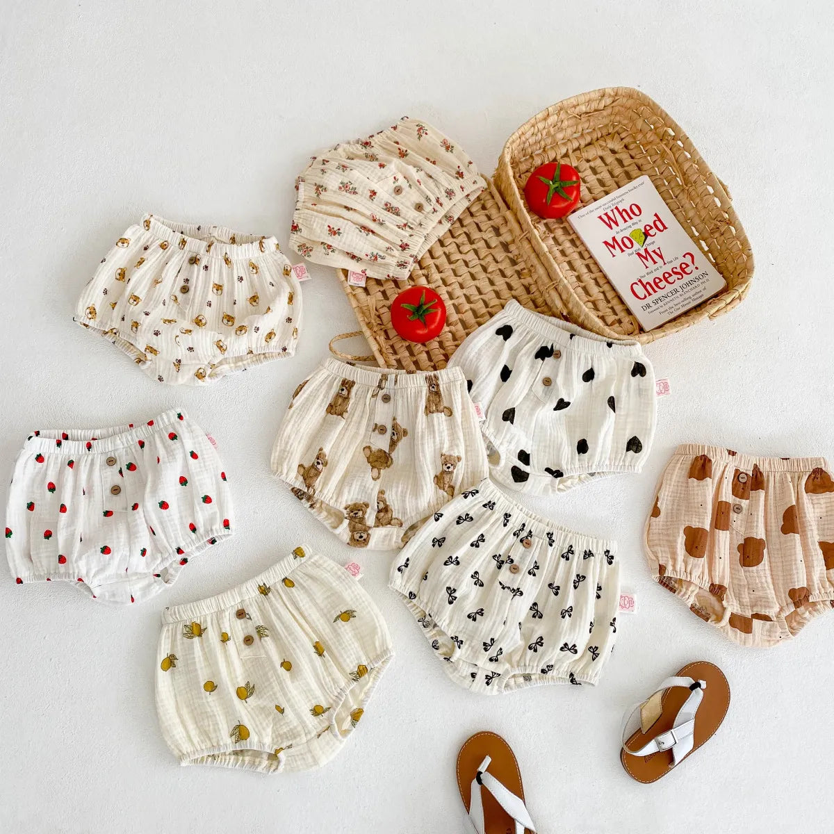 Baby Cute Cotton Yarn Shorts