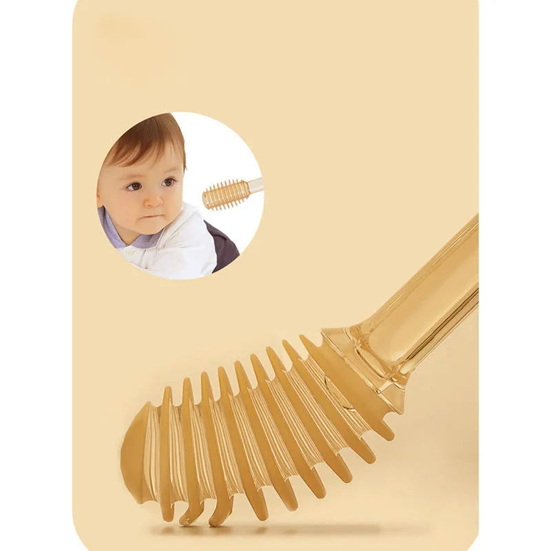 Baby Tongue Coating Oral Cleaning Soft Bristle Toothbrush