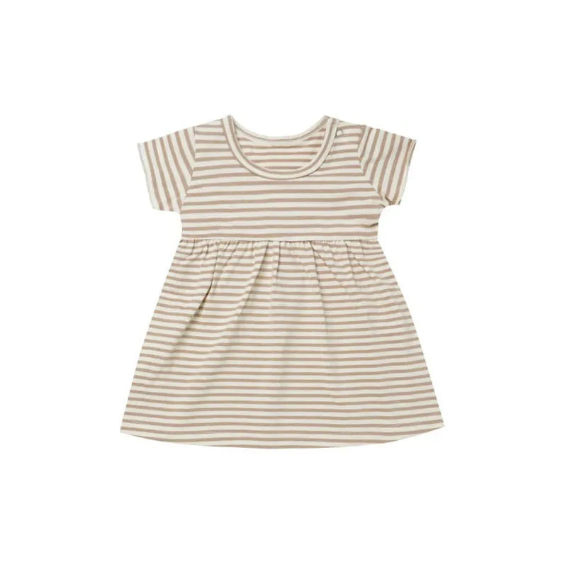 Baby Fashion Cute Animal Sun Pattern Print Short Sleeve Dress