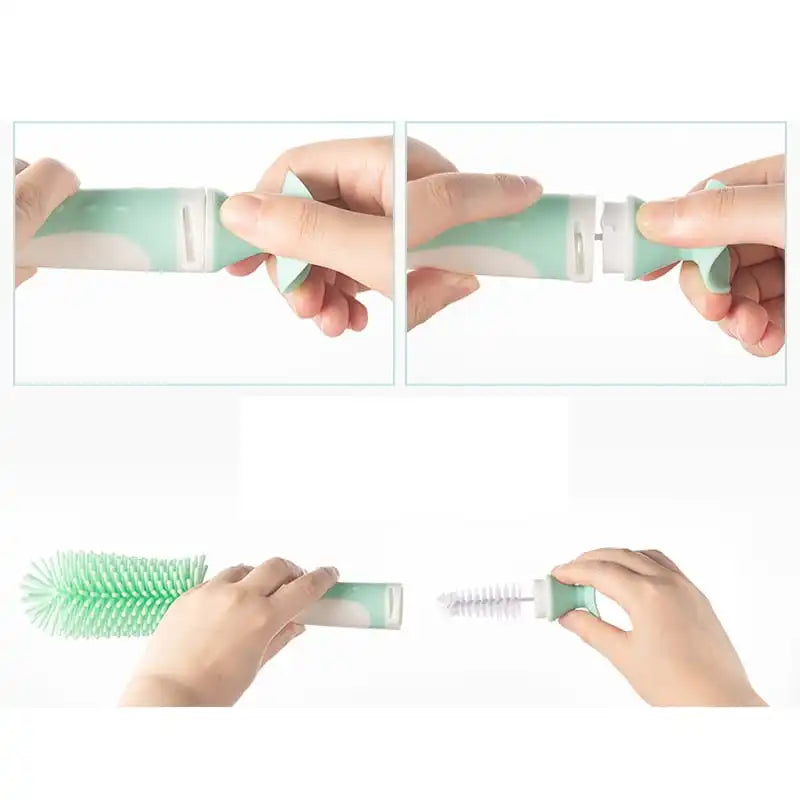 Baby Bottle Cleaning Rotate 360 Degrees Soft Brush