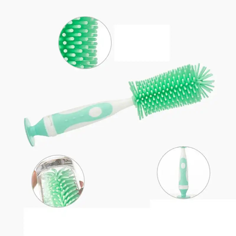 Baby Bottle Cleaning Rotate 360 Degrees Soft Brush