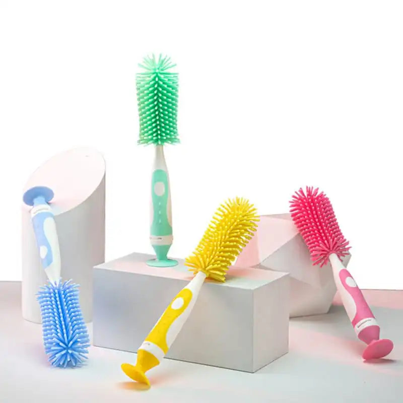 Baby Bottle Cleaning Rotate 360 Degrees Soft Brush