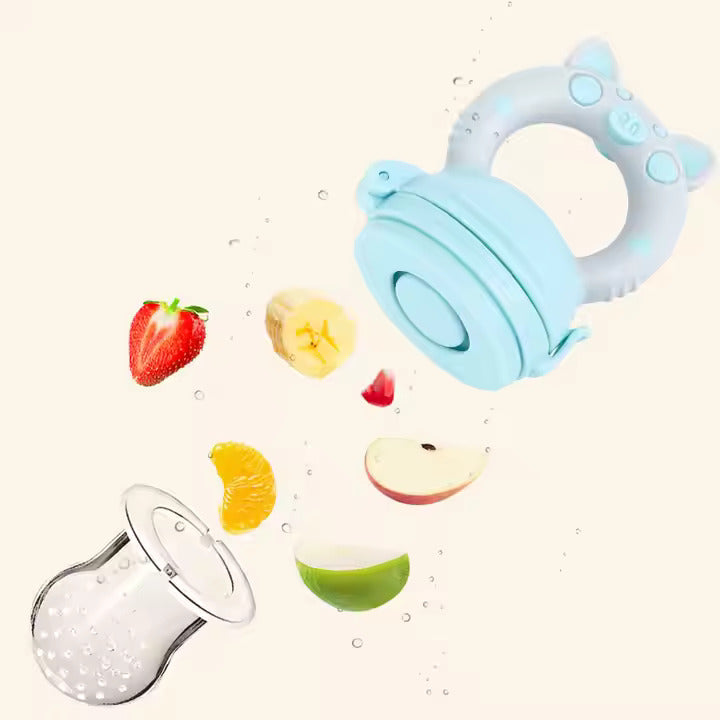 Silicone Feeding Baby Food Fruit Feeder Pacifier 3 Different Sized Teething Pacifiers Baby Feeder Nipple for Baby