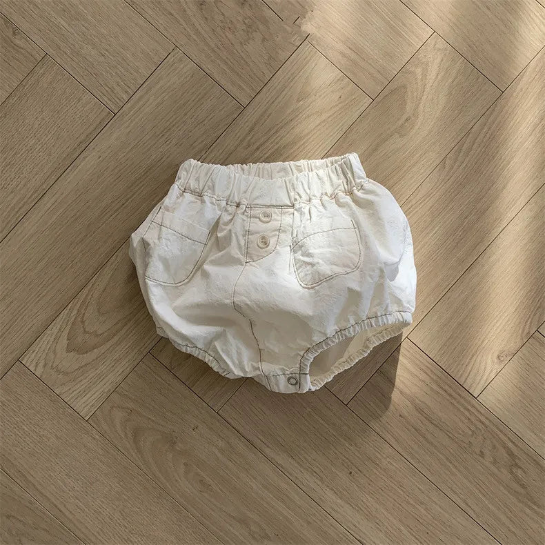 Baby Simple Solid Color Shorts