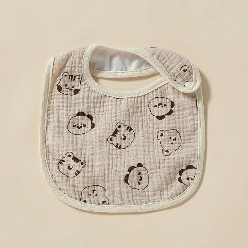 Toddlers Newborn Baby Fashion Cartoon Print Bib Burp Cloth